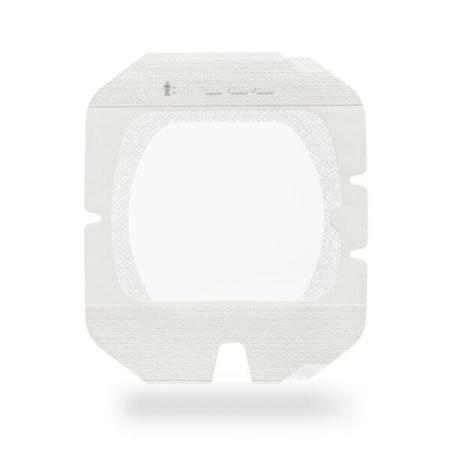 3M™ Tegaderm™ I.V., transparenter Filmverband mit klebstofffreiem Fenster für Ports, 1668, 12  cm x 12  cm