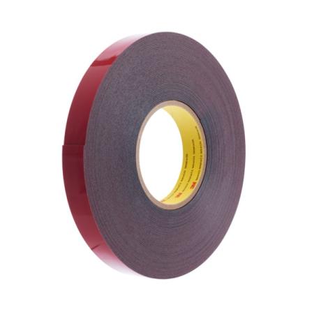3M™ Acrylic Foam doppelseitiges Klebeband GTE6212H, Grau, 1.2 mm, 12 mm x 66 m