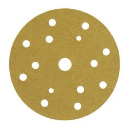 3M™ Hookit™ Schleifscheibe 255P, 150 mm, 15-fach gelocht, P80, 50443