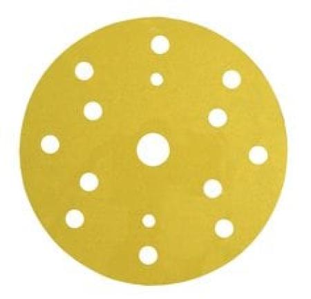 3M™ Hookit™ Schleifscheibe 255P, 150 mm, 15-fach gelocht, P120, 50445