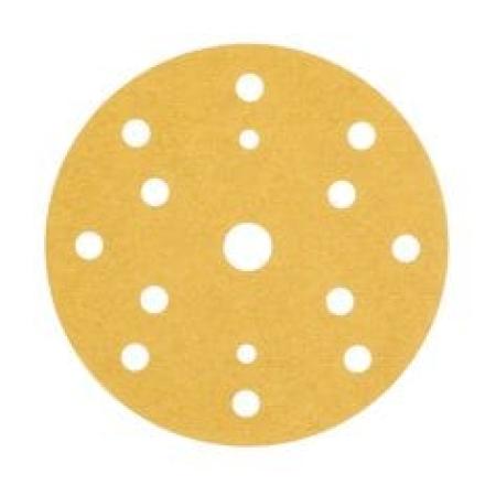 3M™ Hookit™ Schleifscheibe 255P, 150 mm, 15-fach gelocht, P180, 50447