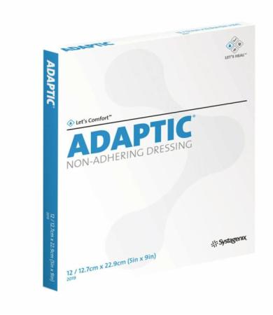 3M™ Adaptic™ Nicht haftender Wundverband, 2019, 12,7 cm x 22,9 cm, 12 Stück/Packung