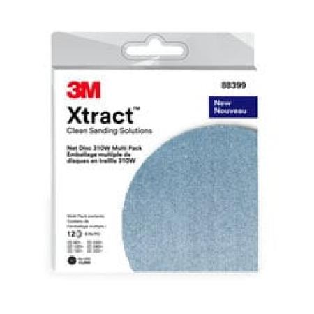 Multipack 3M Xtract™ Gitternetz Schleifscheibe 310W, 150 mm, 80+, 120+, 180+, 320+, ungelocht