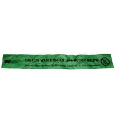 3M™ Electronic Marking System (EMS) Warnmarkierungsband 7904-XT, grün, 152 mm, Wasser, 152 m, 1 Packung/Verpackungseinheit