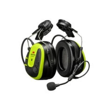 3M™ PELTOR™ WS™ ALERT™ X Headset, hellgelbe Schalen, Befestigung am Schutzhelm, kompatibel mit mobiler App, MRX21P3E4WS6