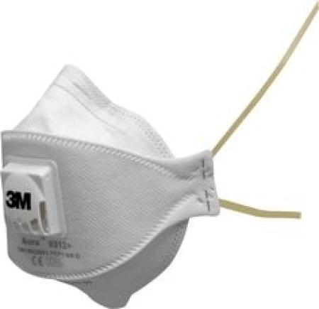 3M™ Aura™ Partikelmaske, FFP1, mit Ventil, 9312+