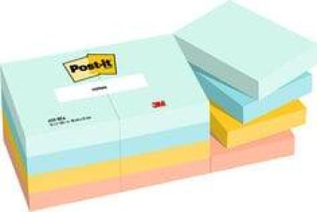 Post-it® Notes, Beachside  Collection, 51 x 38 mm, 12 Blöcke á 100 Blatt