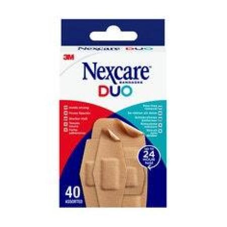 Nexcare™ DUO Pflaster, assortiert, 40/Pack