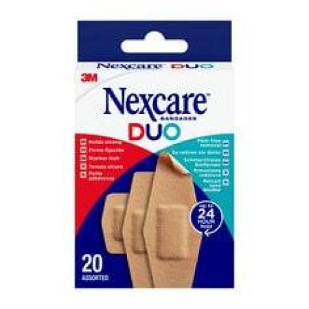 Nexcare™ DUO Pflaster, assortiert, 20/Pack