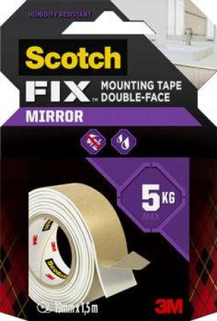 Scotch-Fix™ Spiegelmontageband 4496W-1915-MR, 19 mm x 1,5 m, 1 Rolle/Packung