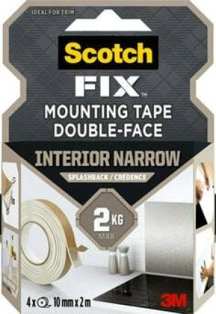 Scotch-Fix™ Montageband für Spritzschutz 914139-1020SE-P, 10 mm x 2 m, 4 Rollen / Packung