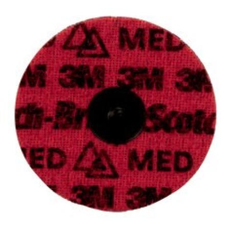 Scotch-Brite™ Roloc™ Präzisions-Vliesscheibe, PN-DR, Mittel, TR, 101.6 mm, 25/Innenverpackung, 100 Stück/Karton, Spender-Packung