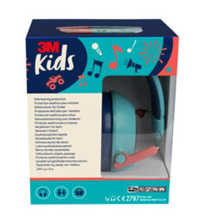 3M™Gehörschutz für Kinder mit Gehörschutz PKIDSP-TEAL-E, türkis (87-98 dB)