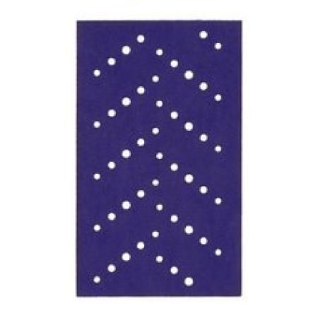 3M™ Cubitron™ II Hookit™ Purple Schleifstreifen 737U, 80 mm x 133 mm, Multihole, 220+, 51592
