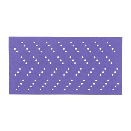 3M™ Cubitron™ II Hookit™ Purple Schleifstreifen 737U, 115 mm x 225 mm, Multihole, 220+, 51403