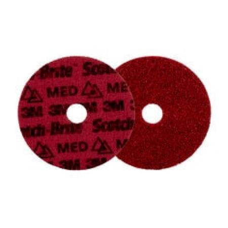 Scotch-Brite™ Präzisions-Vliesscheibe, PN-DH, Mittel, 125 mm x 22,23 mm, 25/Innenverpackung, 100 Stück/Karton