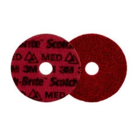 Scotch-Brite™ Präzisions-Vliesscheibe, PN-DH, Mittel, 115 mm x 22,23 mm, 25/Innenverpackung, 100 Stück/Karton