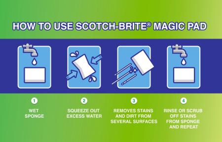 Preview: Scotch-Brite® Magic Pad, 10 Stück pro Packung + 2 Stück gratis
