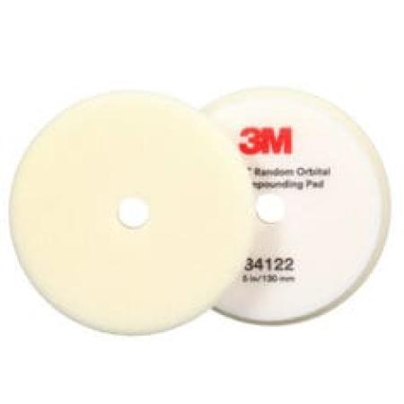 3M™ Perfect-It™ Festes Polierschaumpad für Exzenterpoliermaschine, Weiß, 130 mm, 34122