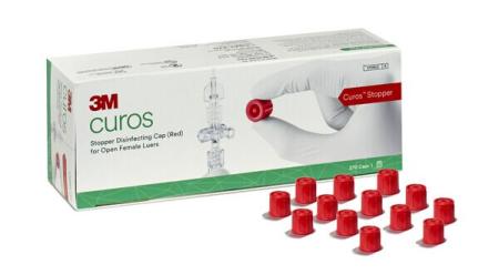 3M™ Curos™ Stopper Desinfektionskappen für weibliche Luer-Lock Anschlüsse, CSA1-270R, rot,  Einzelkappen