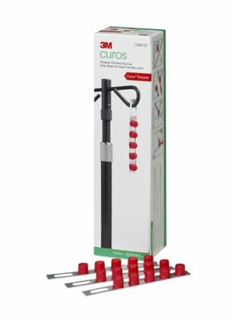 3M™ Curos™ Stopper Desinfektionskappe für offenen weiblichen Luer-Lock-Anschluss, CSA5-250R, 5er-Streifen, 50 Streifen/Karton, 8 Kartons/VE