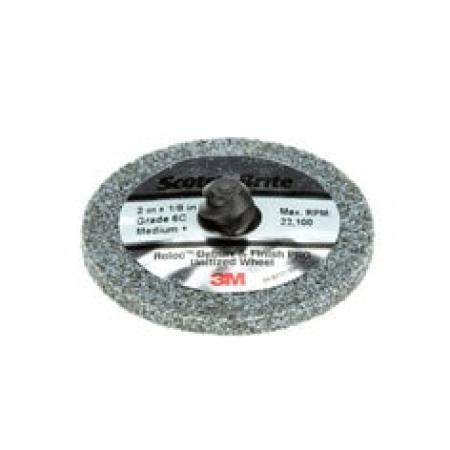 Scotch-Brite™ Roloc™ Deburr and Finish PRO Verpresste Kompaktscheibe DP-UR, TR, 76 mm x 3,175 mm, 8C CRS+