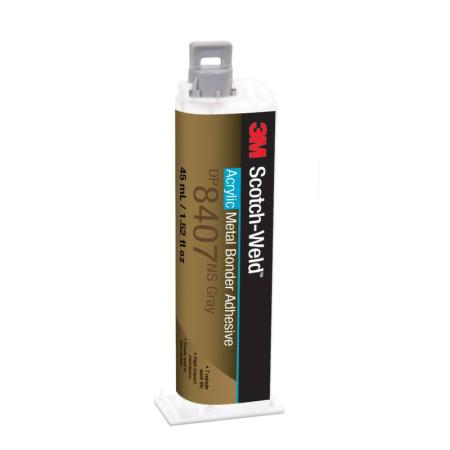 3M™ Scotch-Weld™ 2-Komponenten Konstruktionsklebstoff auf Acrylatbasis DP8407NS, Grau, 50 mL Duo-Pak, 12 Each/case