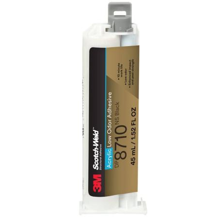 3M™ Scotch-Weld™ 2 Komponenten-Konstruktionsklebstoff auf Acrylatbasis DP8710NS, Schwarz, 50 mL Duo- Pak, 12 Each/Case