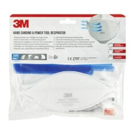 3M™ 9320+ Aura™ Einweg-Partikel-Atemschutzmaske, FFP2, ohne Ventil, 3/Packung