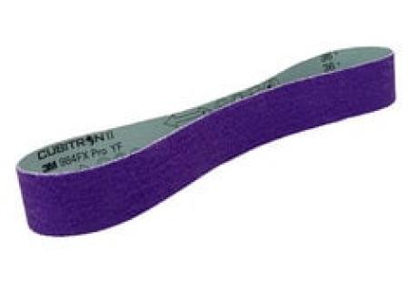 3M™ Cubitron™ II Gewebeschleifband 984FX Pro, 36+ YF-Gewicht, 75 mm x 3000 mm, 20 ea/Case