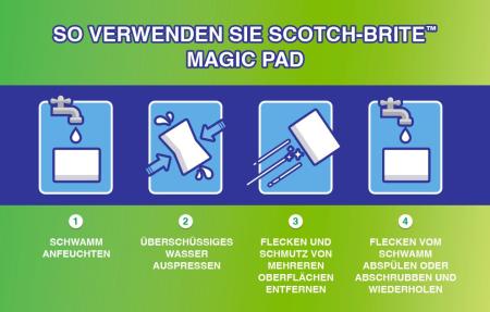 Preview: Scotch-Brite® Magic Pad, 6 Stück pro Packung