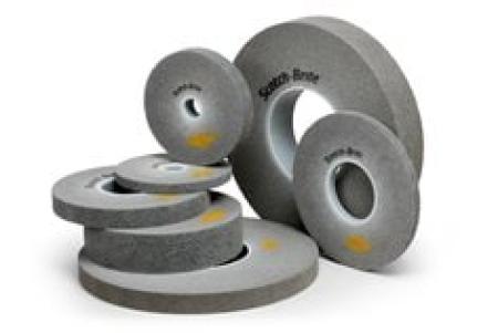Scotch-Brite™ EXL Pro Deburring Convolute Wheel, EP-WL, 12S Fine, 8 in x 4 in x 3 in, 1 ea/Case