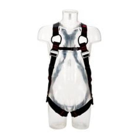 3M™ Protecta® E200 Standard-Auffanggurt im Westenstil, Sicherheitsschlaufen aus Gewebe, schwarz, XL, 1161721