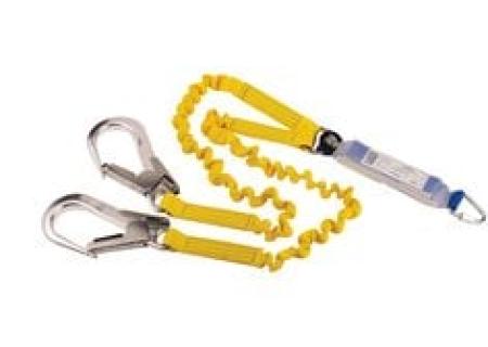 3M™ DBI-SALA® Falldämpfendes Verbindungsmittel mit Expander, elastisches Gurtband, Doppelstrang, 2,00 m, KE5200YX/2