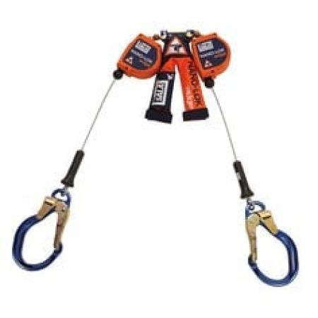 3M™ DBI-SALA® Nano-Lok™ Höhensicherungsgerät für Kanten, Doppelstrang, Seil, 2,4 m, 3500240