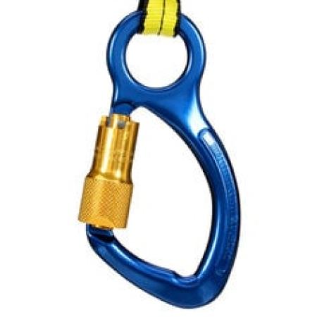 3M™ DBI-SALA® Selbstschließender Karabiner mit unverlierbarem Ösenstift, 19 mm Öffnung, Aluminium, blau, 2000023