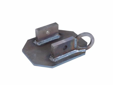 3M™ DBI-SALA® Dauerhaft anschweißbare Uni-Anschlageinrichtung mit Abspannvorrichtung, behandelter Stahl, 25 x 20 cm, 8517266