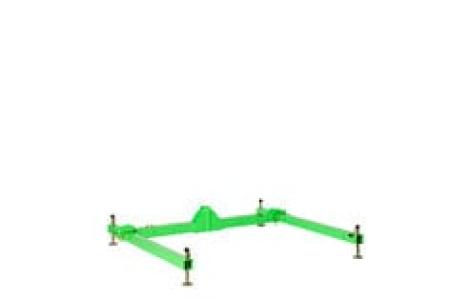 3M™ DBI-SALA® 3-teilige Davitbasis für beengte Räume lang, hohe Kapazität, 8000105