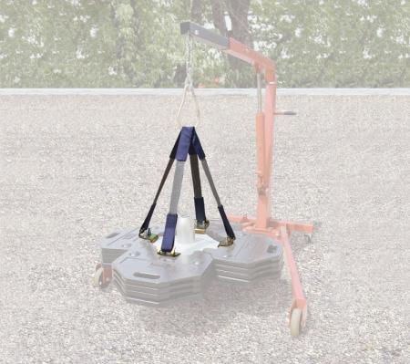 3M™ DBI-SALA® frei stehende Gegengewichtsverankerung für Dachflächen, silbern, 2100180
