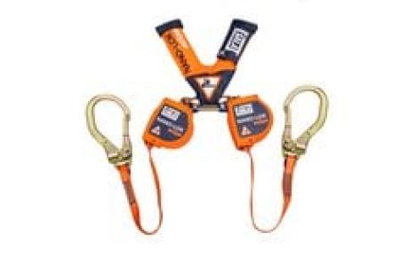 3M™ DBI-SALA® Nano-Lok™ Höhensicherungsgerät für Kanten, Doppelstrang, Gurtband, 2,5 m, 3101448