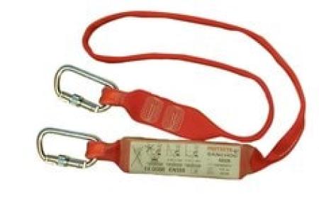 3M™ Protecta® Sanchoc™ Falldämpfendes Verbindungsmittel, Gurtband, Einzelstrang, 2,00 m, AE529
