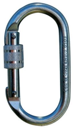 3M™ Protecta® Karabiner mit Schraubverschluss, 17 mm Öffnung, verzinkter Stahl, AJ5001