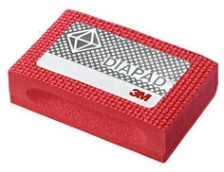 3M™ Flexible Diamond Hand Lap 6200J, M74, Red, 2-1/4 in x 3-3/4 in, 10 ea/Case