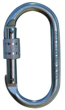 3M™ Protecta® Karabiner mit Schraubverschluss, verzinkter Stahl, 17 mm Öffnung, AJ501
