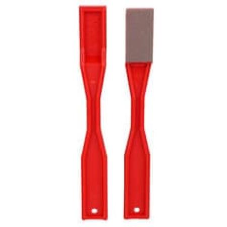 3M™ Flexible Diamond Hand File 6210J, M74, Pattern 18, Red, 1-3/4 in x 1/2 in, NO 2, 10 ea/Case