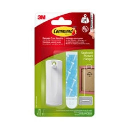 Command™ Sägezahn-Bildernagel 17040-1VP, 1 Bildernagel + 1 große Strip/Packung