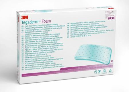 3M™ Tegaderm™ Foam Schaumverband nicht klebend, 90602, 10 cm x 20 cm, 5 / Packung