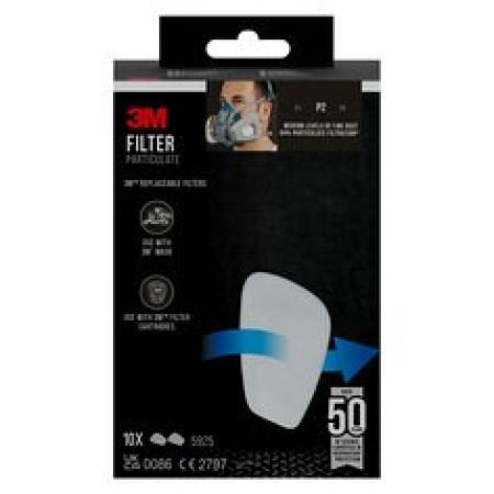 3M™ Partikelfilter 5925, P2, für die Serien 6000 und 6500, 10 Paar pro Packung