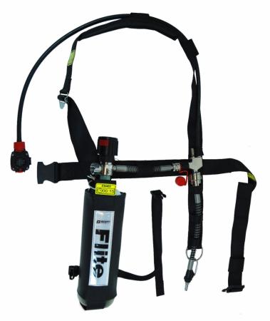 3M™ Scott™ Flite COV Kit bestehend aus dem Flite COV Druckluftsystem mit Umschaltventil, einer Vision 3 Atemschutzmaske, einer 15-Minuten-Flasche, befüllt, 2034779