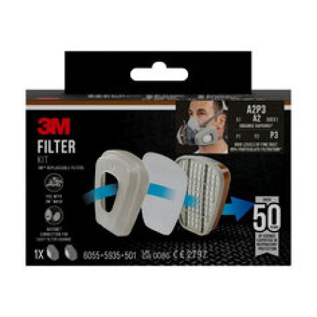 3M™ Pestizid-Filterkit, 6003PRO1, A2P3, 1 Set